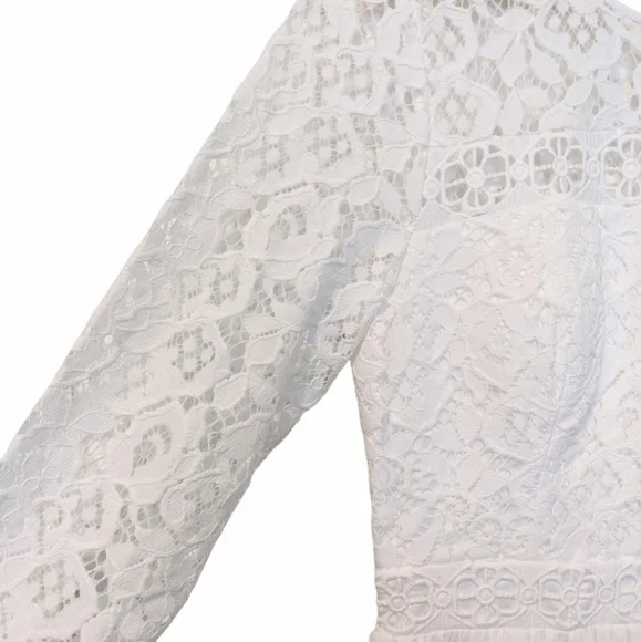 Lilly Pulitzer Aiden Midi Dress Resort White Lace 8 NWT - Picture 5 of 11